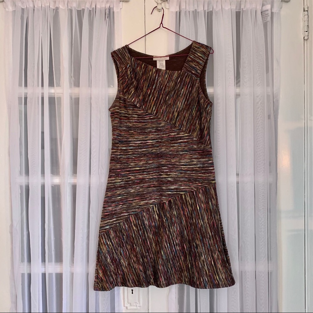 Tweed Papillon Blanc Asymmetrical Dress